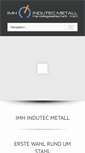 Mobile Screenshot of indutecmetall.de