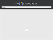 Tablet Screenshot of indutecmetall.de